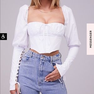 House of CB Viva Puff Sleeve Corset
